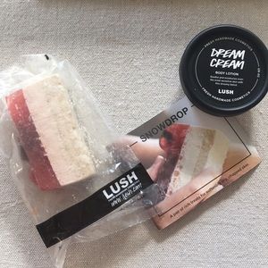 lush // soap & body lotion